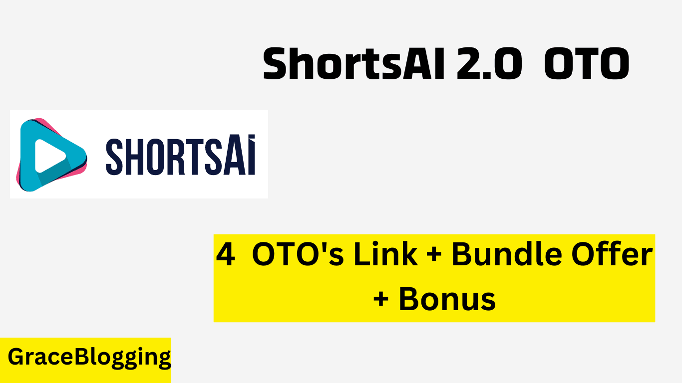 Read more about the article ShortsAI 2.0 OTO 1,2,3,4 Links – Discount, Bundle Offer, Bonus